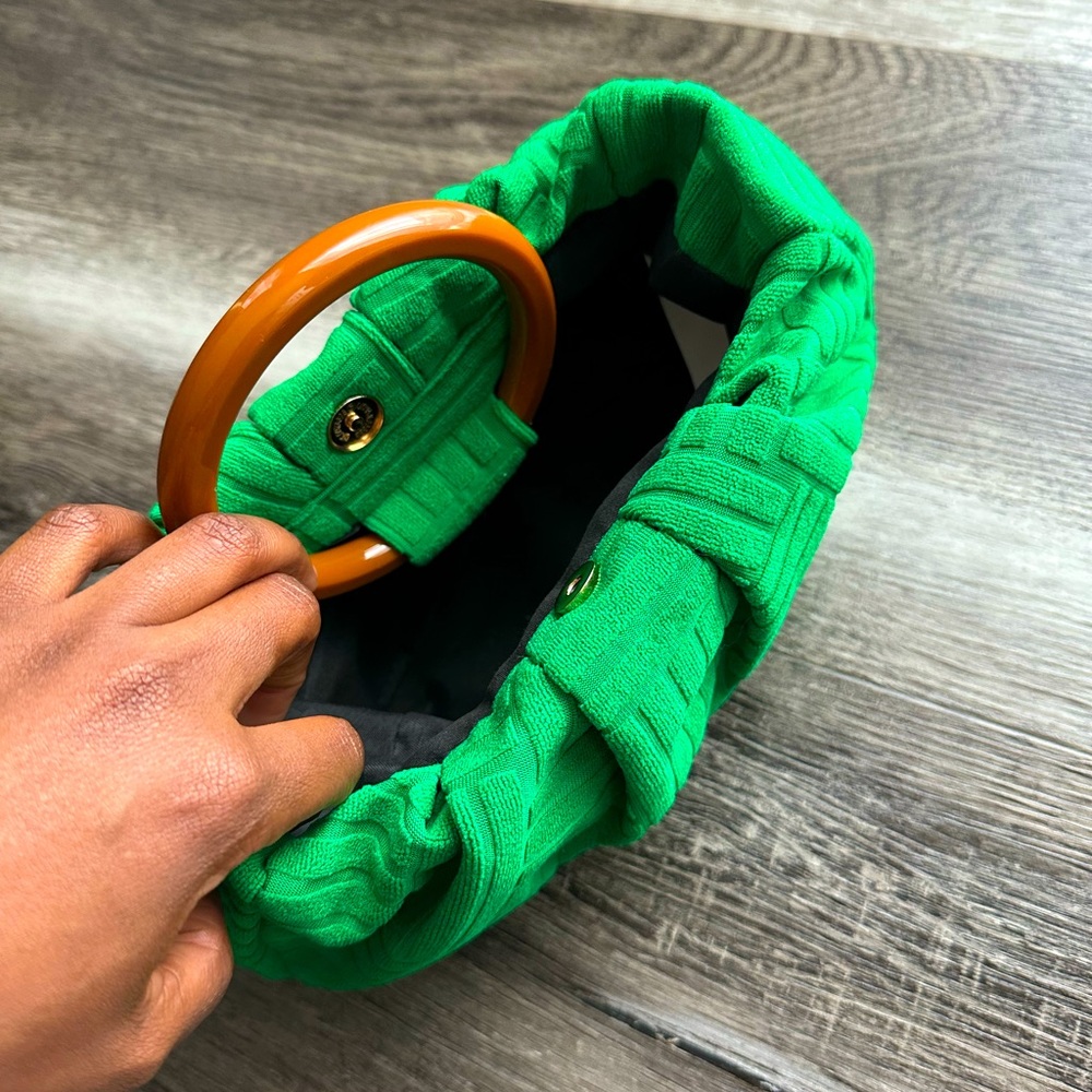 Top Handle Rutched Bag.☘️ - Picture 2 of 4